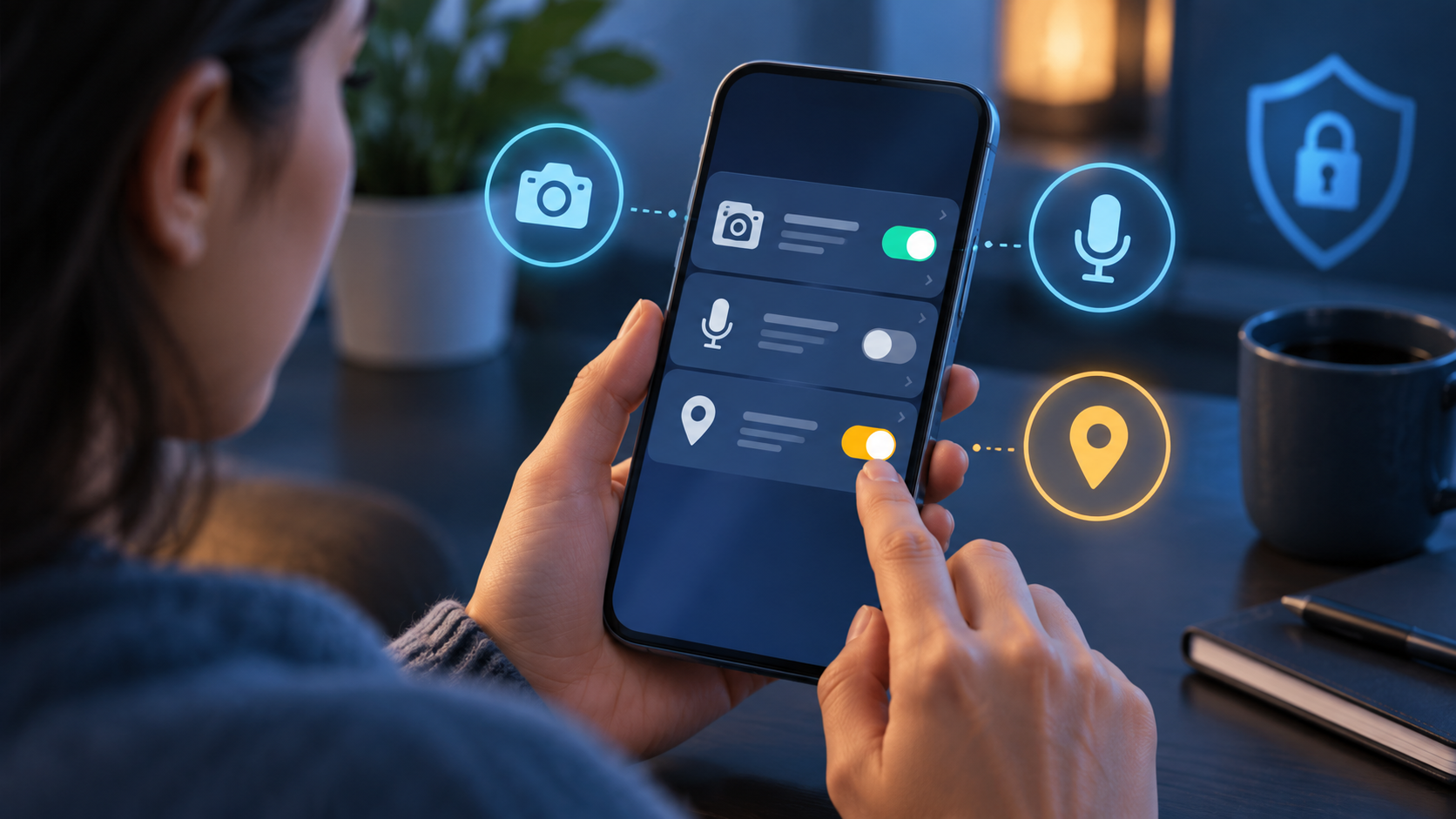 How to Review Camera, Microphone and Location Permissions on Your Phone