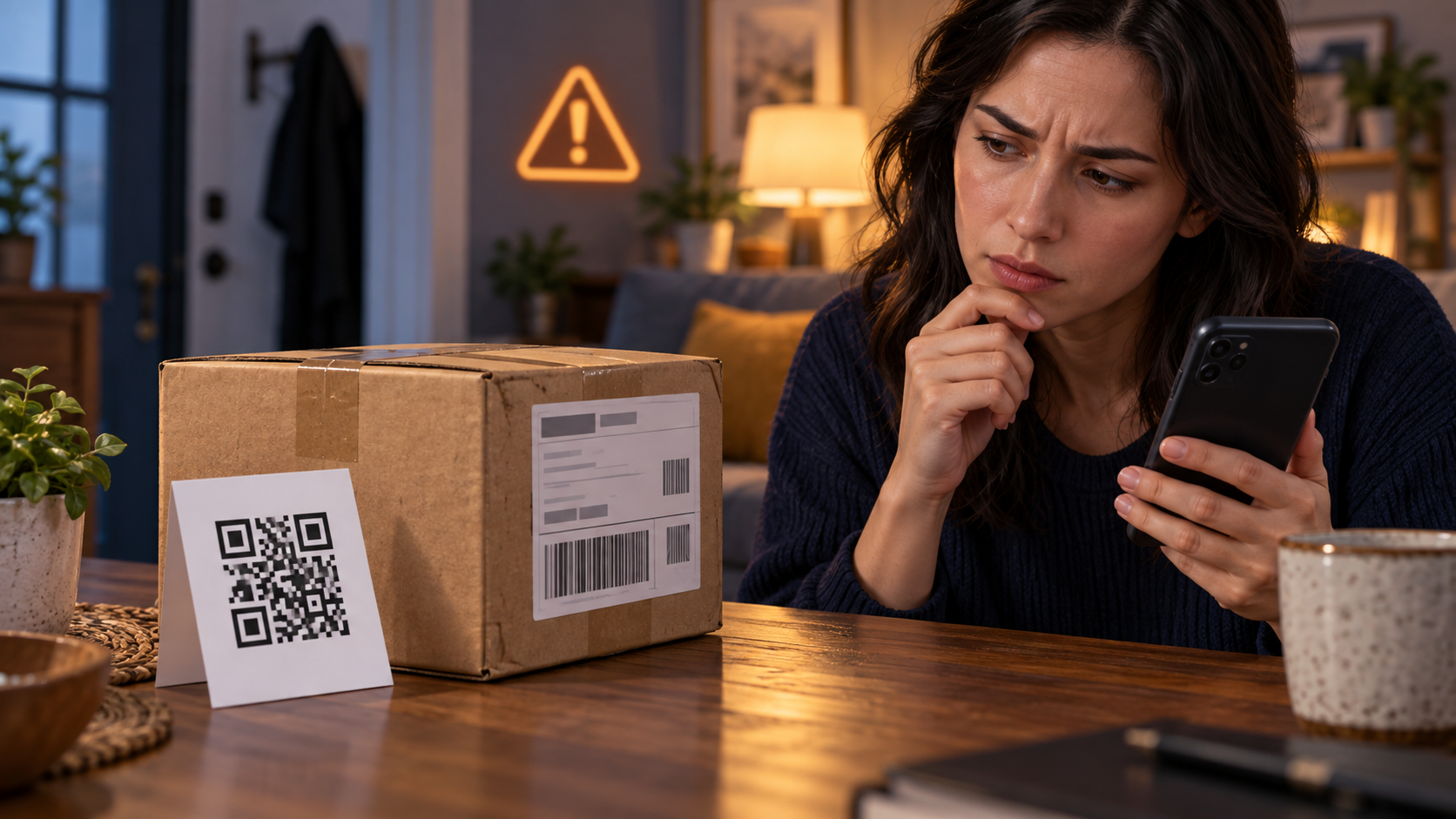 A Mystery Package Arrived With a QR Code: Why Scammers Want You to Scan It